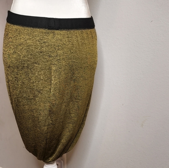 T by Alexander Wang Green stretch skirt - Picture 8 of 11